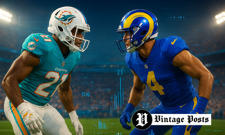 miami dolphins vs los angeles rams match player stats