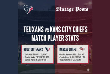 Houston Texans vs Kansas City Chiefs Match Player Stats
